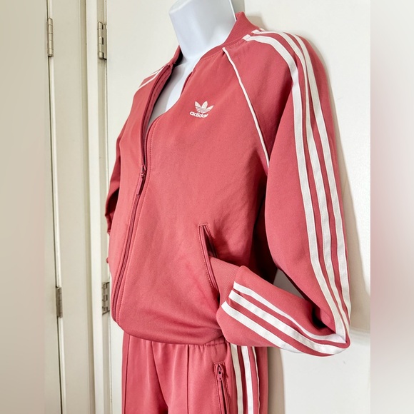 ADIDAS' ORIGINALS DUSKY PINK TRACK SUIT - Picture 7 of 8